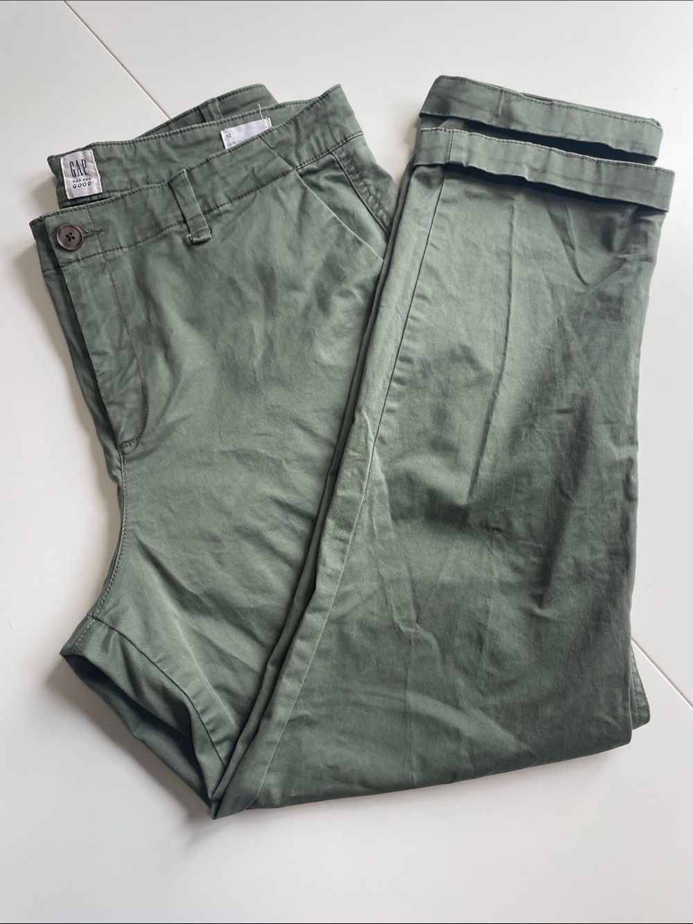 GAP Men's Olive Chino Pants